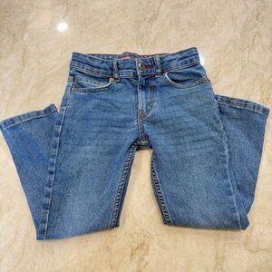 Tommy Hilfiger Boys’ Skinny Rebel Medium Wash Blue Jeans Kids Size 5 Adjustable